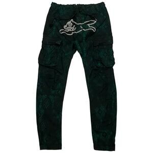 Ice Cream Militant Pants Mens Medium M Green Ponderosa Joggers Running Dog BBC